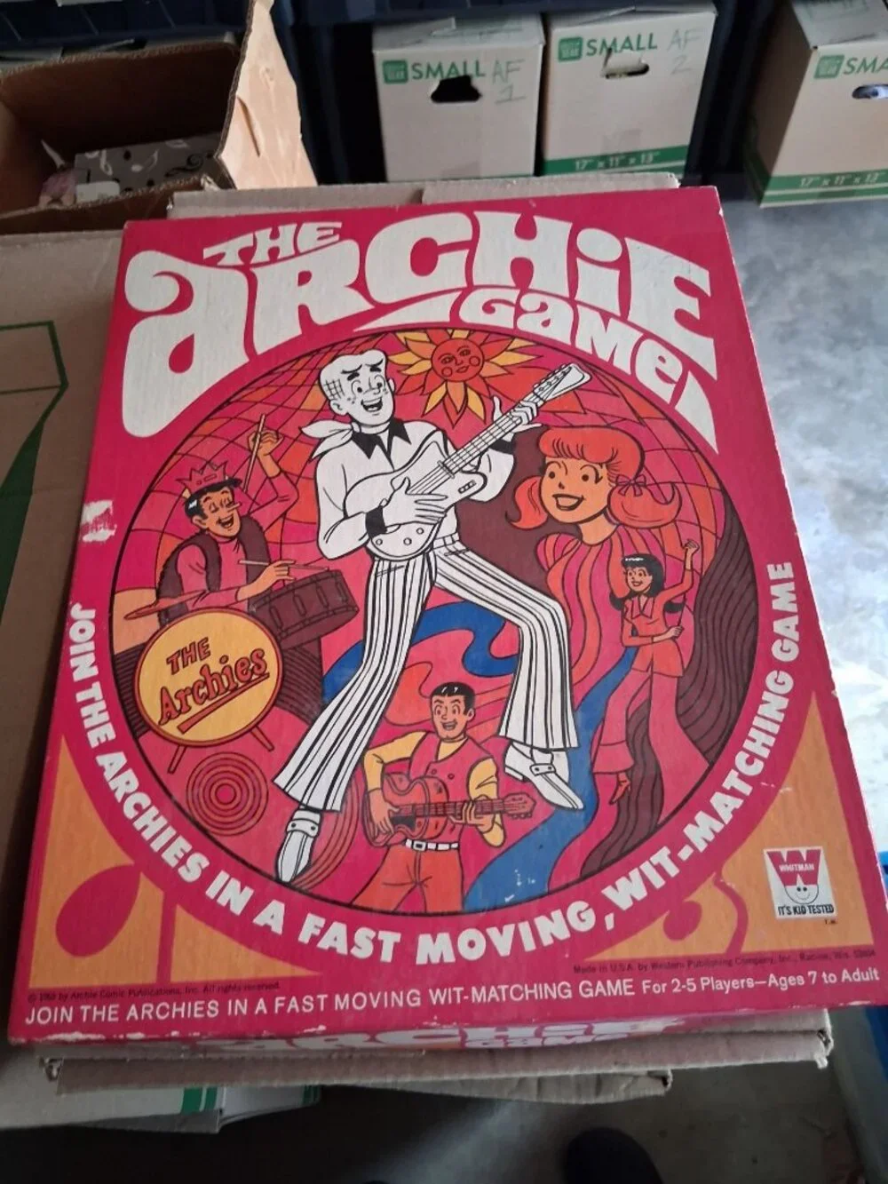 VTG The Archie Game 1969 Board Game Even/Odd